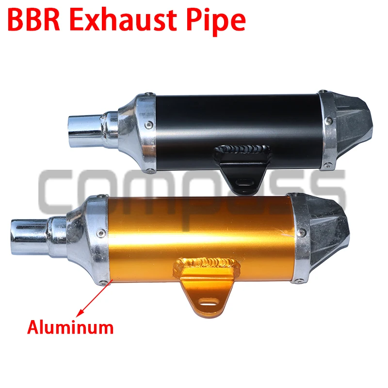 Silenziatore Per Tubo Di Scarico Moto Per Bbr Style Cinese Kayo Bse Apollo Pit Bike Dirt Bike 110Cc 125Cc Alluminio