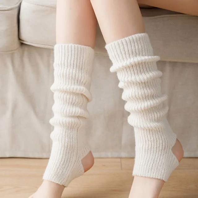 Toeless Knee High Yoga Socks Toddler Girl Leg Warmers Women's