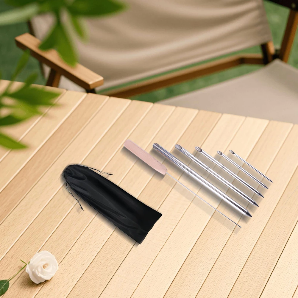 파라코드 뜨개질 도구 세트 스테인리스 스틸 낙하산 줄 바늘 팔찌 DIY 직조 도구 우산 줄 접합 도구 키트