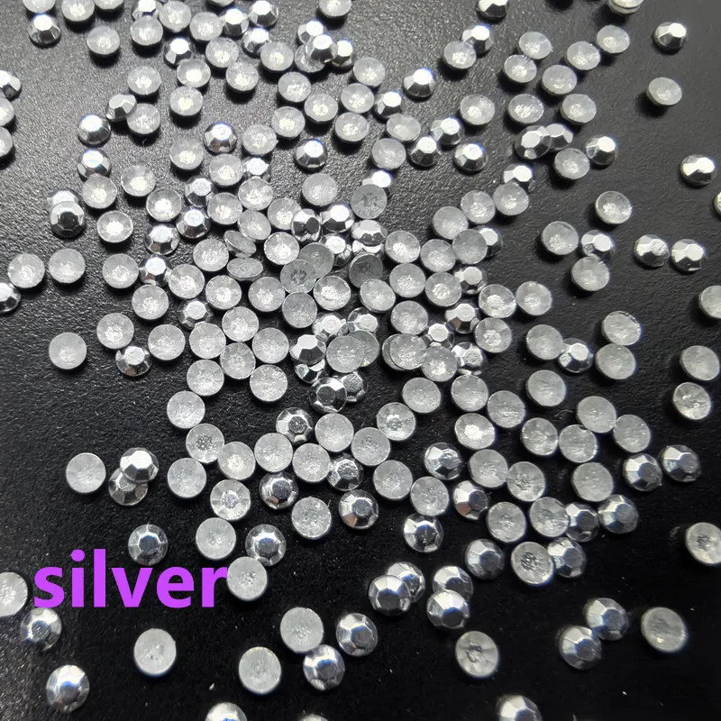 50 Pz X Hot Fix Ferro Su Rivetti A Stella Prisma Borchie Superiori - Foto 13