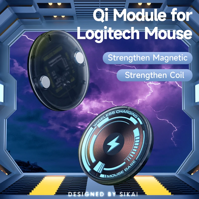 Qi Mouse POWERCORE Module For Logitech G Pro X Superlight G703 G502 X ...