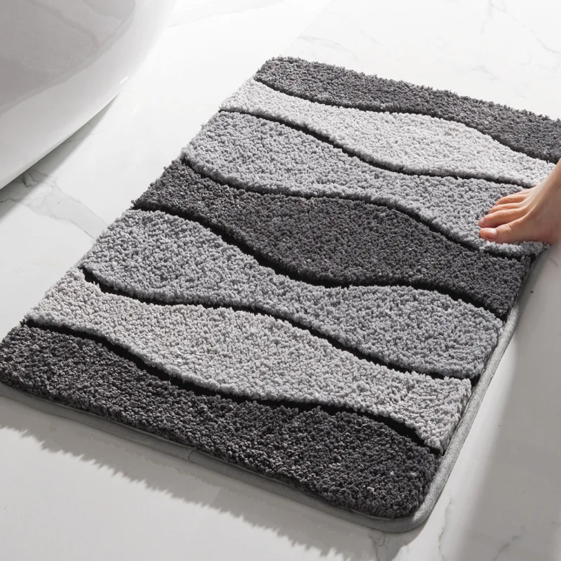 Oversized Hotel Bathroom Mats Anti-mold Anti-corrosion Flexibility with  Massage Ring Comfortable Double-hole Design Non-slip - AliExpress