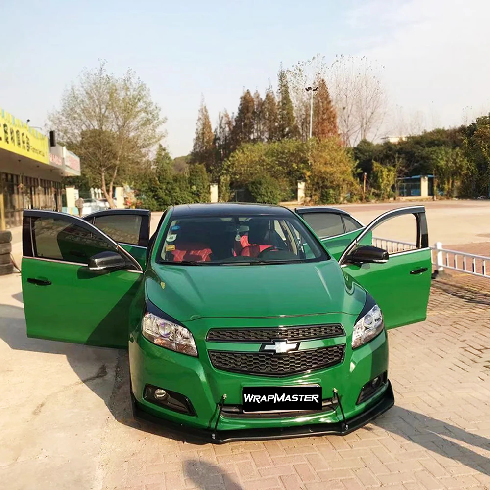 

Super glossy crystal Green and Blue color change vehicle wraps vinyl pvc car wrapping film