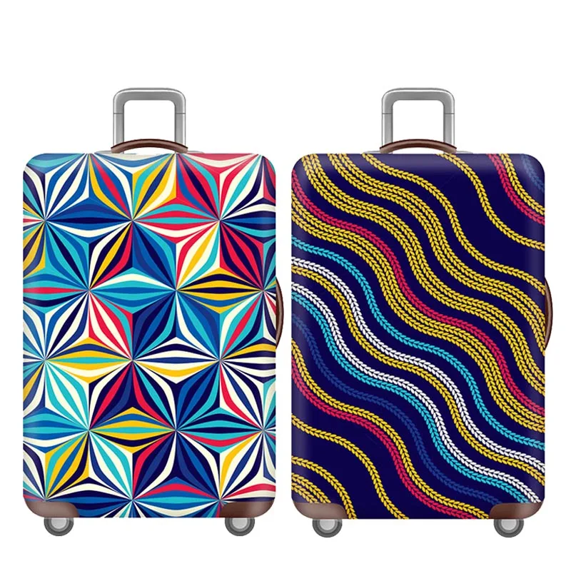 

Geometry Pattern Travel Suitcase Dust Cover Luggage Protective Cover for 18-32 Inch Trolley Case Dust Covers Travel Accessories