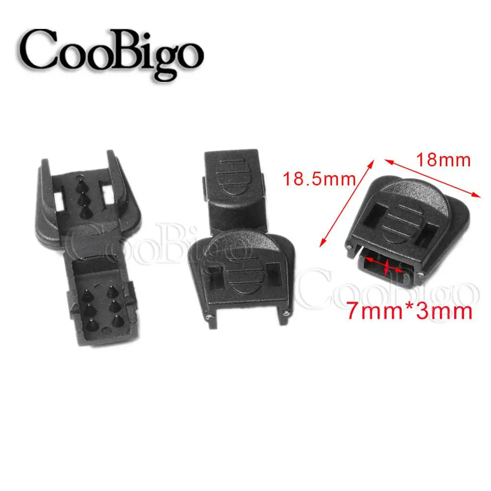 50/100Pcs Cerniere Tirare Cavo Di Blocco Cavo Di Blocco Per Zaini - Foto 9