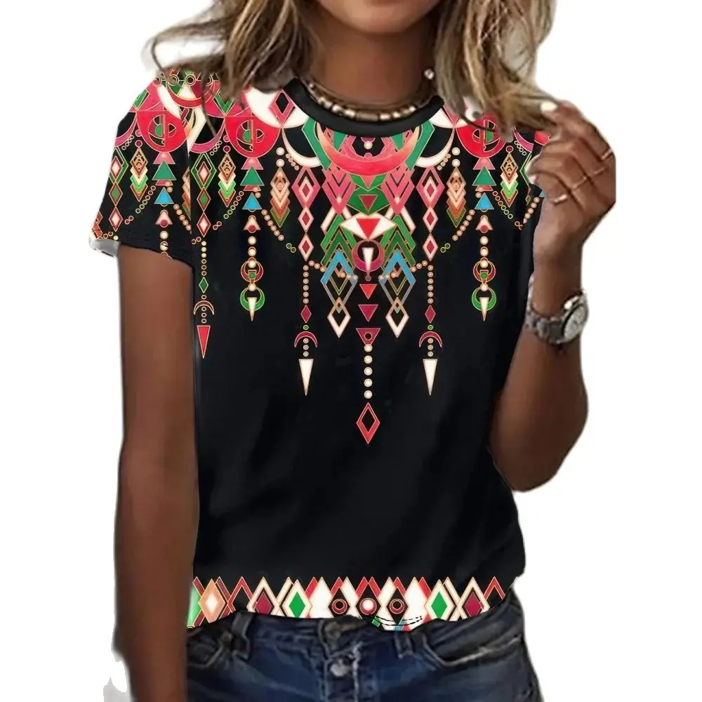 

Women's T-Shirts Cartoon Characters 3d Print Rose T-Shirt Harajuku Casual Short Sleeve Top Tee O Neck Oversized Female Clothing