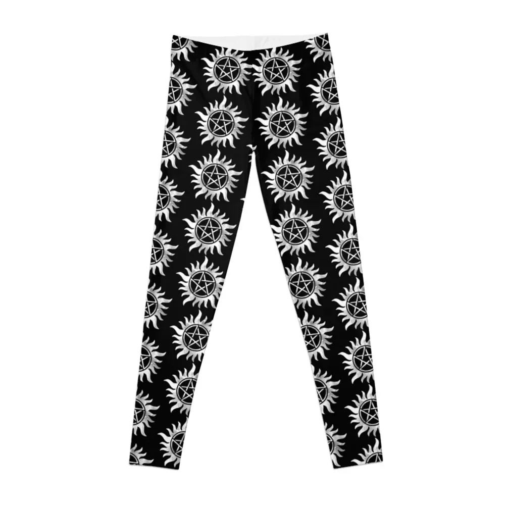 

Anti-Possession Sigil- White Leggings push up tights for Legging sport leggins push up woman Womens Leggings