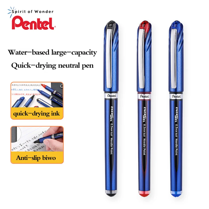 

6/12PCS Pentel BLN25 Gel Pens Quick-drying Lnk 0.5mm Syringe Tip Signature Pens Writing Supplies Office And School Stationery