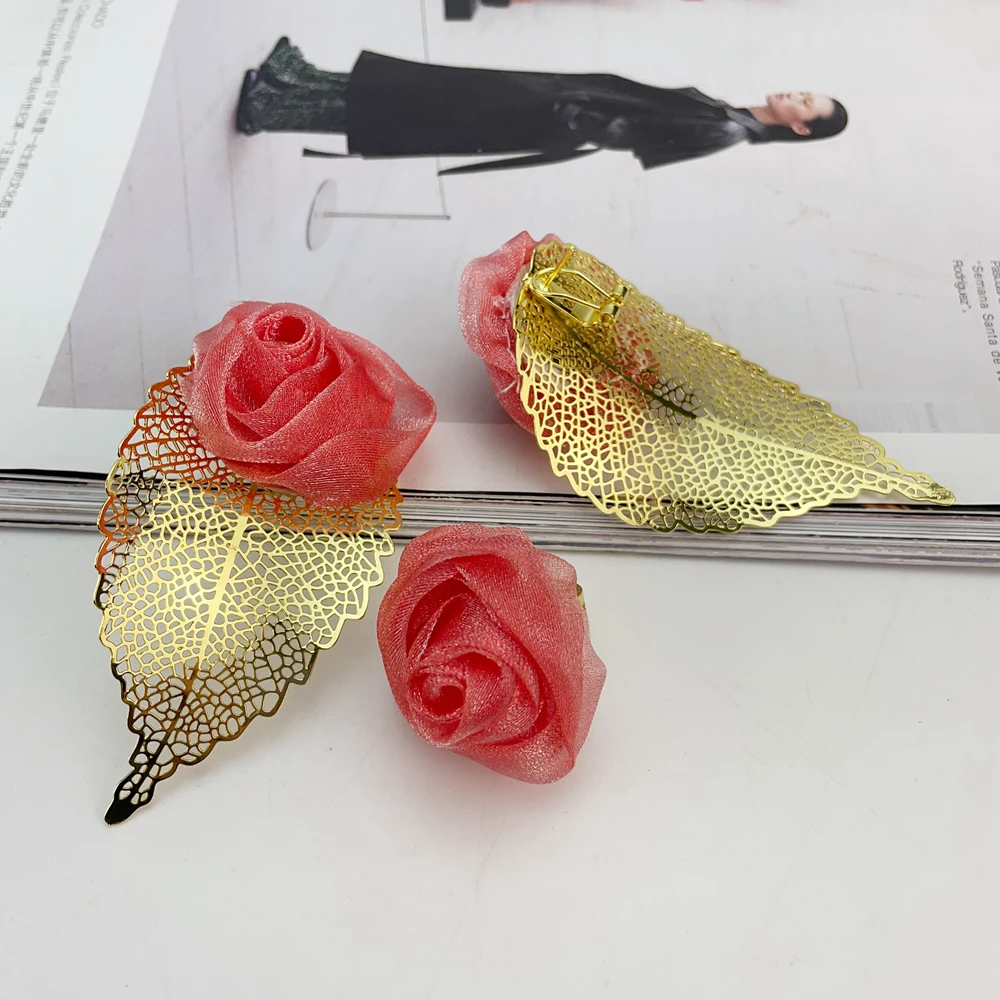 Brazilian Jewelry Sets Beautiful Flower Jewelry Bridal Jewelry for Women Wedding Christmas Gift FHK21025 - 2
