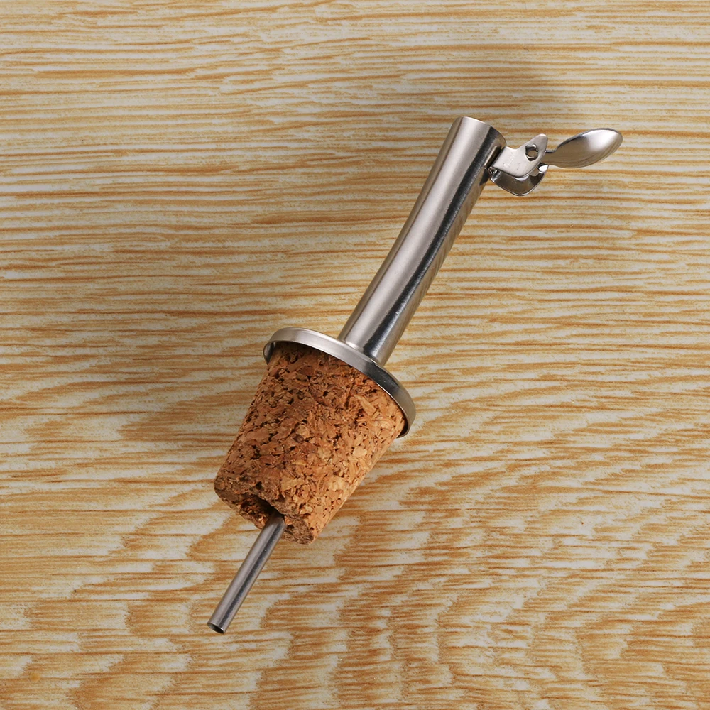 Wine Stopper 1pcs Stainless Steel For Bottle Wine Olive Oil Pourer Dispenser Spout Bar Accessories