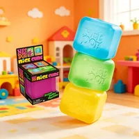 Needoh Nice Cube, outil sensoriel anti-stress pour l'anxiété et la concentration, cube sensoriel de bureau pour adultes et anti-anxiété pour enfants 5