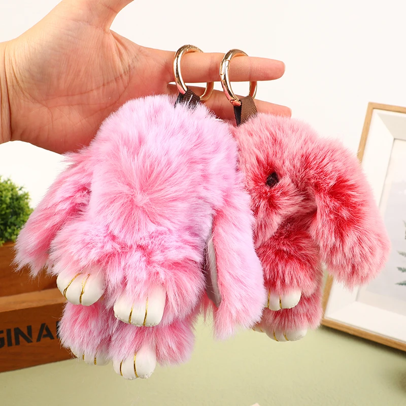 

Брелок-кольцо для ключей с кроликом, 15 см