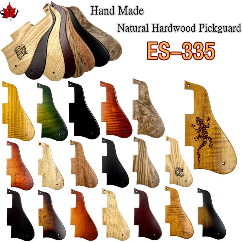 HighqualityhandmadeNaturalhardwoodPickguardforES335Guitar
