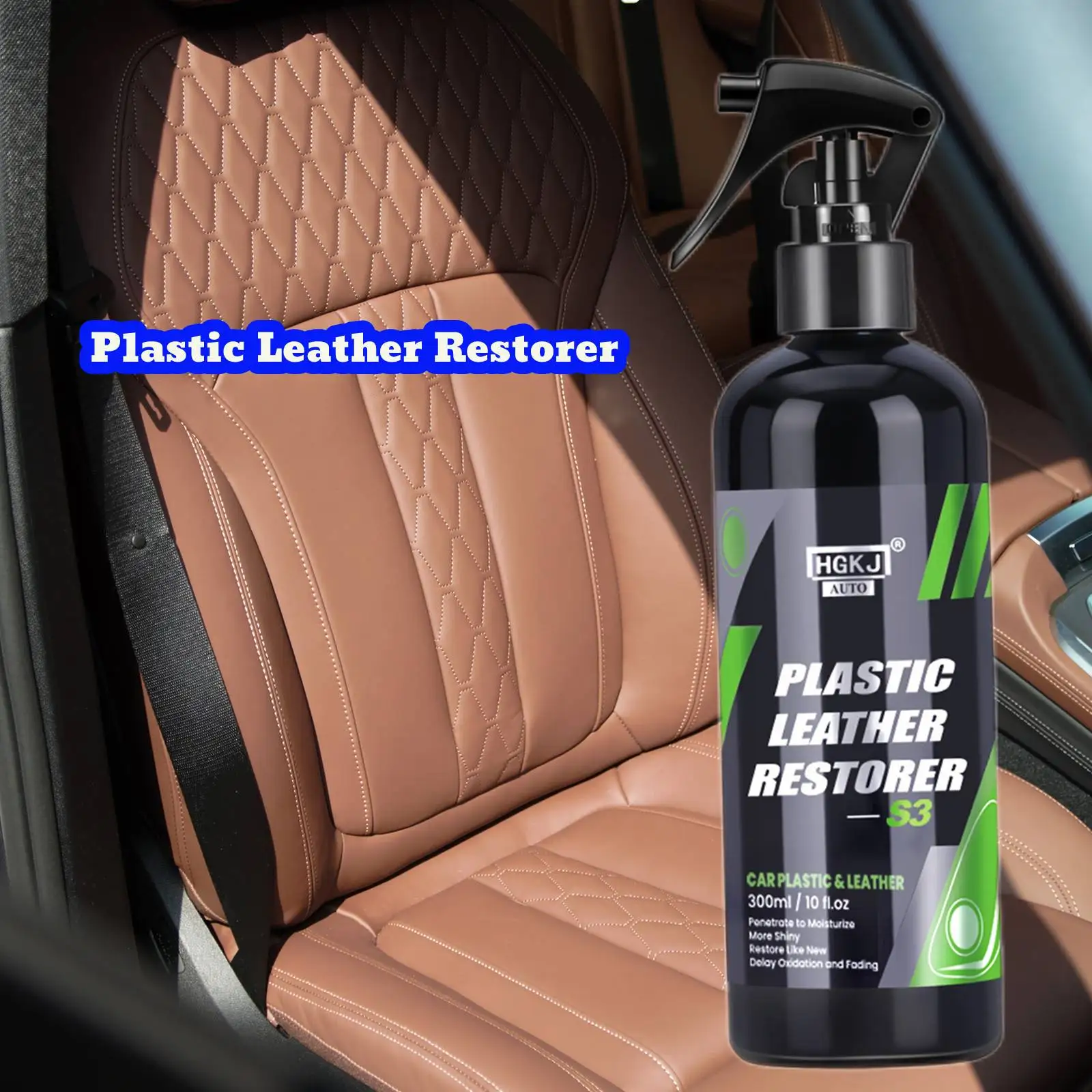Spray de restauration plastique intérieur pour siège de voiture, épilation  à la cire, polissage, nettoyage automatique, détails, Agent de réparation  de pièces en plastique - AliExpress