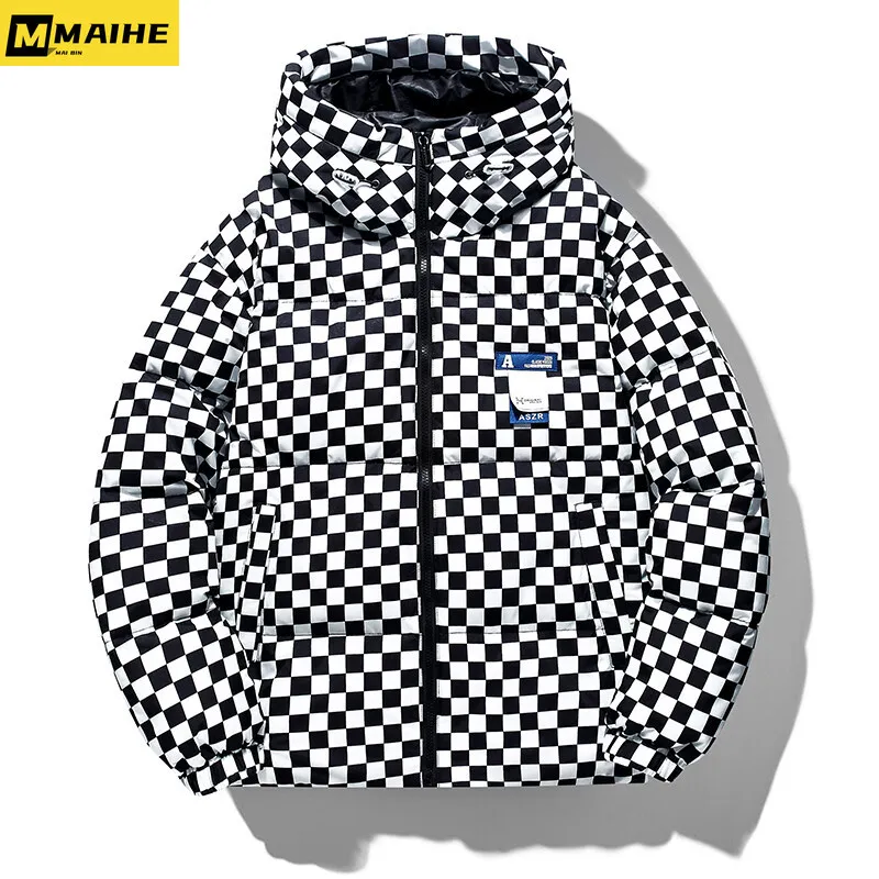 Рисунок 3 - Мужской Двухсторонний пуховик в клетку