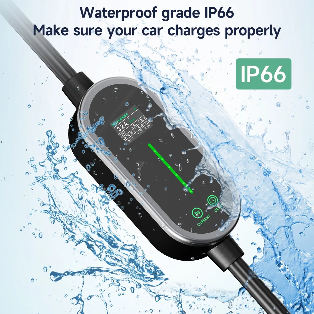 EV Charger with CEE Plug