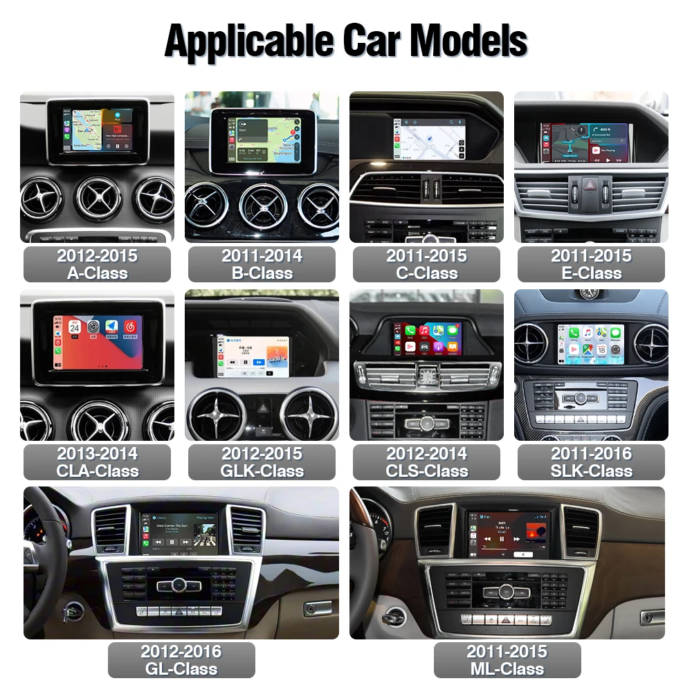 AUTOTOP Wireless Carplay Android Auto Becker Module For Mercedes Benz A B C E CLA GLA GLK ML W204 X204 W246 Sprinter NTG4.5 2