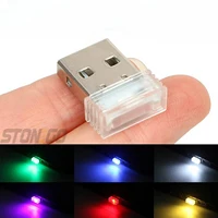 Universal Mini Atmosphere Lights Romantic USB Led Light Plug-In 5V Lamp Interior Ambient Lighting Car Accessories Home Decor 1