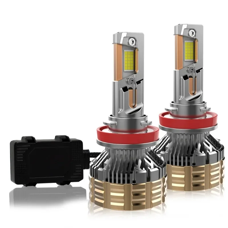 6개의 구리 튜브 300W 고출력 자동차 LED 헤드라이트 H4 H7 자동차 LED 헤드라이트 자동차 전조등 6000K H1 H8/H9/H11 9005/HB3/H10 9006/HB4