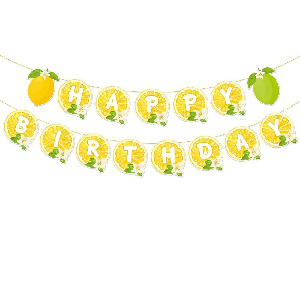 Lemon And Lme Balloon Garlands For Party Decoratons