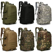Outdoor Tactical Backpack 40L Large Capacity Molle Backpack Bags Camouflage Trekking Hunting Camping Hiking Bag New 1