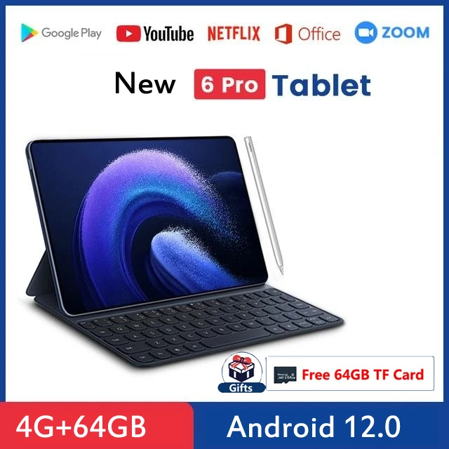 

10.1 Inch Android 12.0 Tablet 4G+64GB+free 64GB Tf Card Tablet Wifi Tablet 4G Network Tablet Dual Screen Dual Sim Gifts Tablet