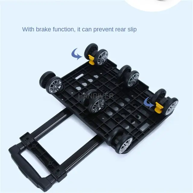 Kncokar Összecsukható Bevásárló Táska Kerekekkel Kocsi Kerekeken A Nők Számára Újrahasznosítható - Image 3