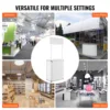 VEVOR Promotion Counter Table Portable Tradeshow Podium Table Display Exhibition Counter Stand Booth Fair  Pop Up Podium Table 5