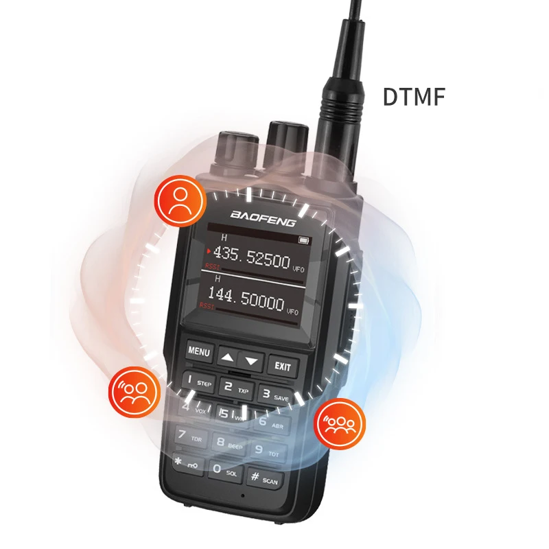  Mirkit 2X Baofeng UV-9R Plus MK1 (UV-82 3rd gen) Two Way Radio  with Baofeng Programming Cable & 2200mAh Battery, IP67 Waterproof Long  Range Walkie Talkie, 8W Max Power VHF/UHF 144-148/420-450mhz 