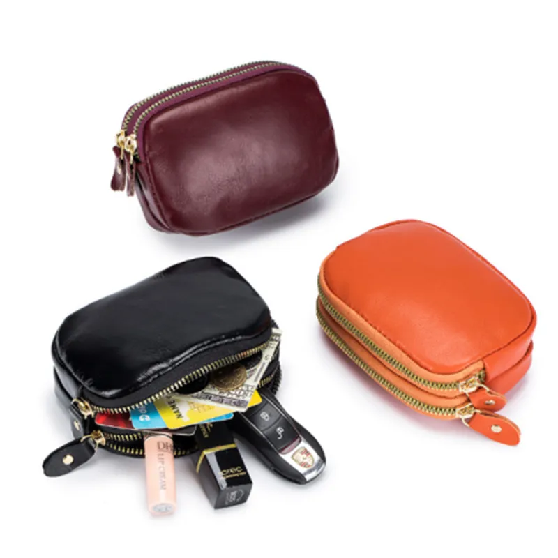 Leather Wallet Coin Purse Women's Leather Purse Coin Bag Multifunctional Change Storage Wallets Wallets For Women Handbag