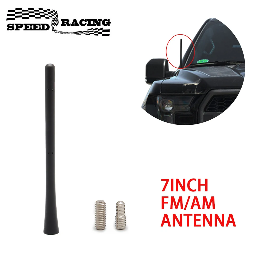 

7inch Car Antenna Radio AM/FM Antenna Mast Accessories For Ford Raptor F150 F250 F350 Dodge Rem 1500 2500 3500