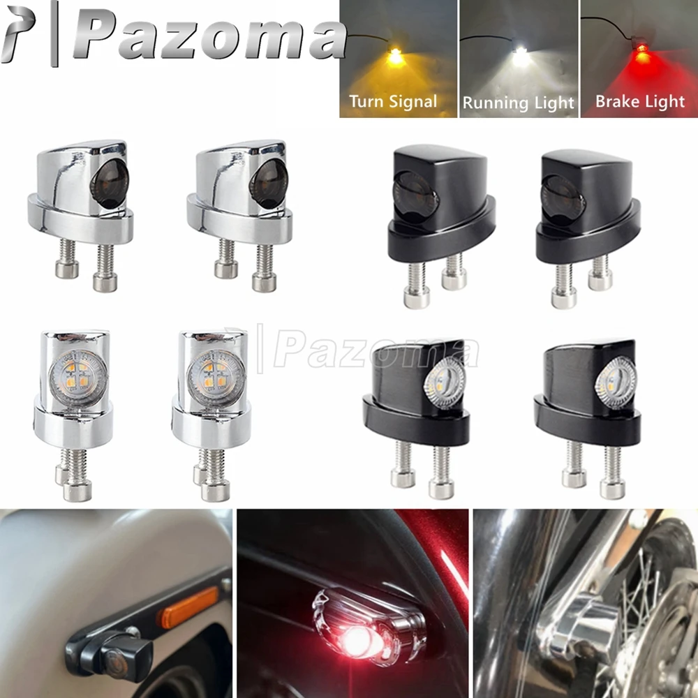 

Универсальные Стойки для крыльев мотоцикла, фонарь для указателя поворота, обойма тормоза, для чоппера, кафе, гоночного круизера, уличных велосипедов