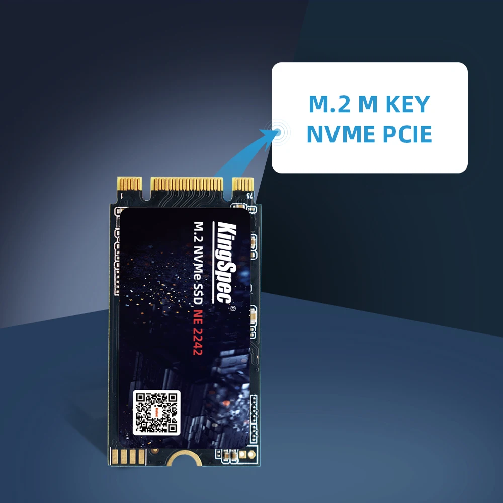 SSD M.2 NVME 2242 PCle Gen 3×2, NVMe 1.3 KingSpec 1To NX-1TB (2242) -  Disque SSD - KINGSPEC