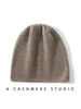 Winter Cashmere 35% Beanie Openwork Caps Thick Knit Moss Stitch Hat Men Warm Women Soft Wool Winter Autumn Real Guaranteed 1