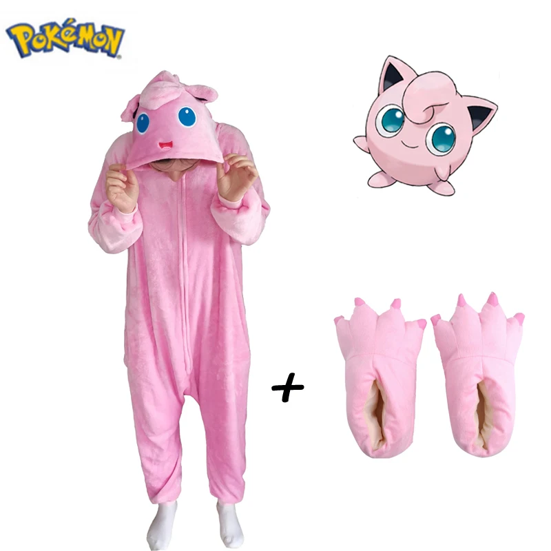 Em promoção! Pikachu Onesie Zíper Pijama Cosplay Traje Para O Halloween De  Uma Peça De Pokemon Kigurumi De Flanela De Corpo Inteiro De Pijamas Toda A  Roupa