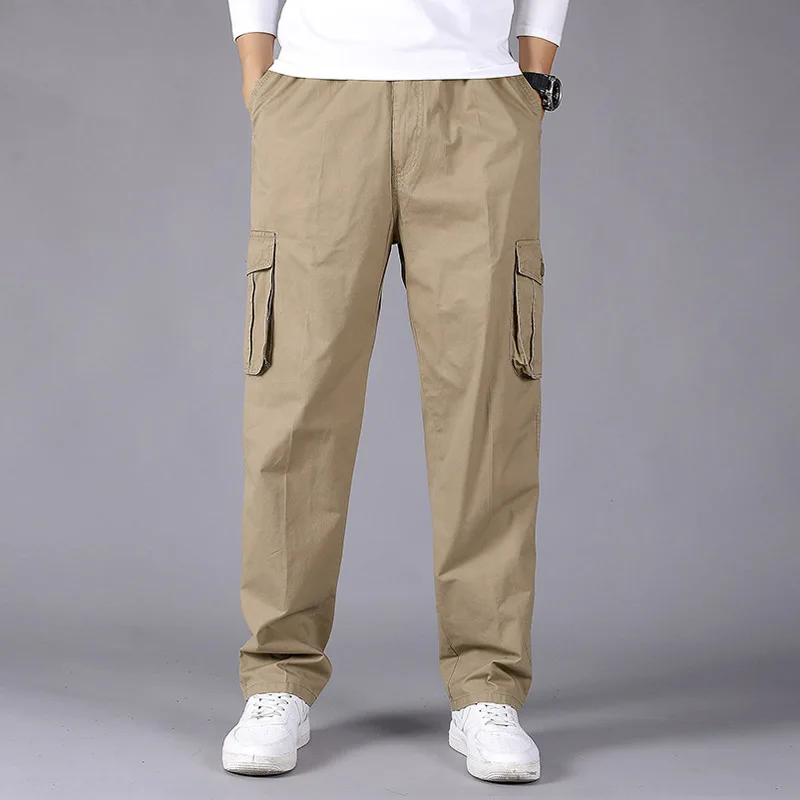 Brand Men Harem Cargo Pants Big Tall 