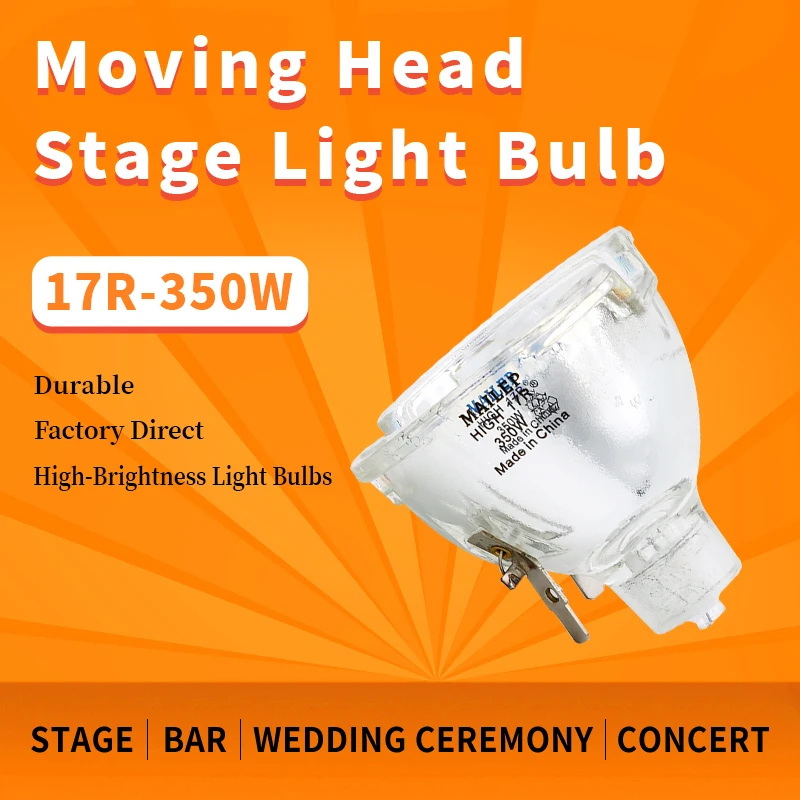 Free delivery of 17R 350W mobile beam light bulb bare bulb 58mm 17R replacement bulb suitable for stage light bulb DJ light bulb 2