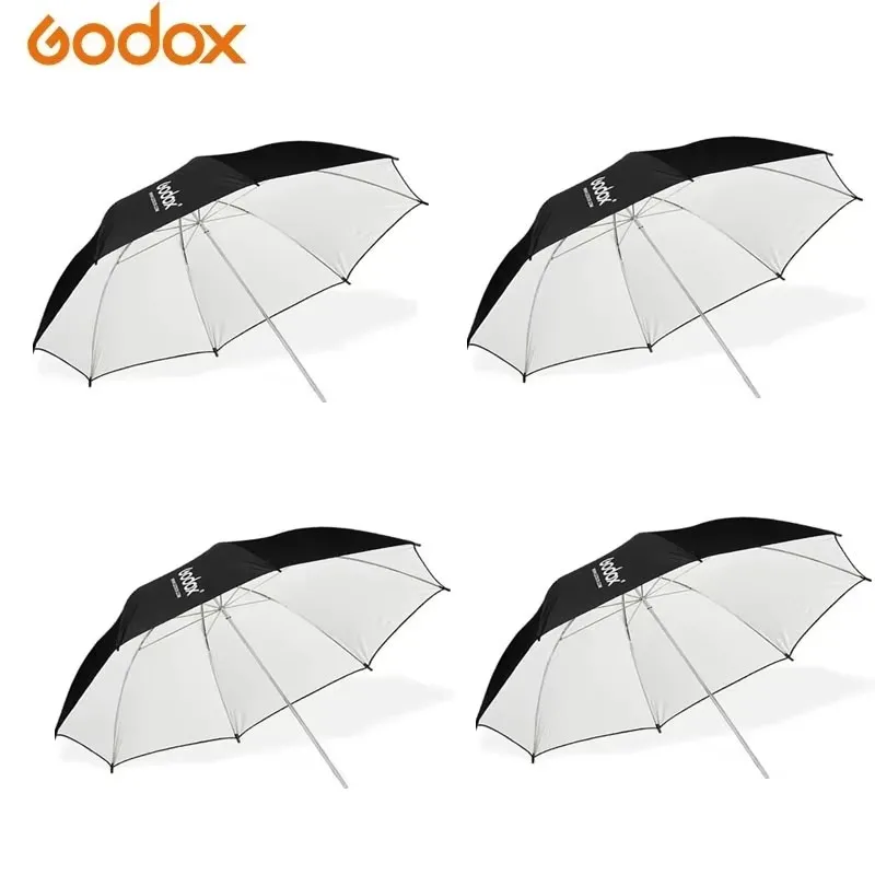Godox 33 83cm 스튜디오 사진용 흑백 반사 조명 라이트 우산