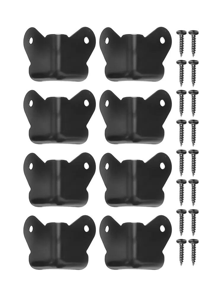 For Cabinet Guitar AMP Corner With Srew Plastic Protect Protectors 5mm AMP Guitar Black Corner Corners Set For Amp