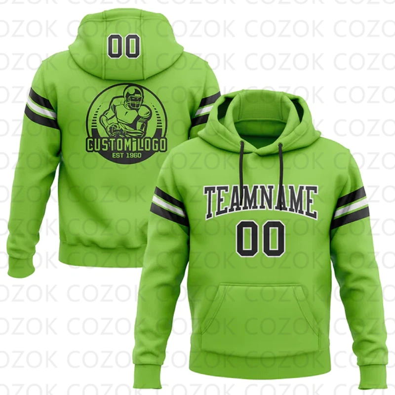 Customized Hoodie Light Blue Colour Jersey 3D Printed  Unisex Pullovers Hoodie Casual Sweatshirts