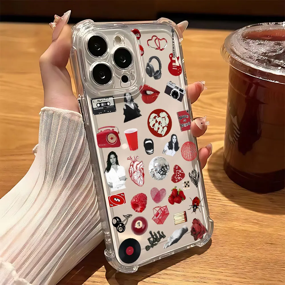 Chic Singer-Inspired Phone Case - Lana Del Rey Edition