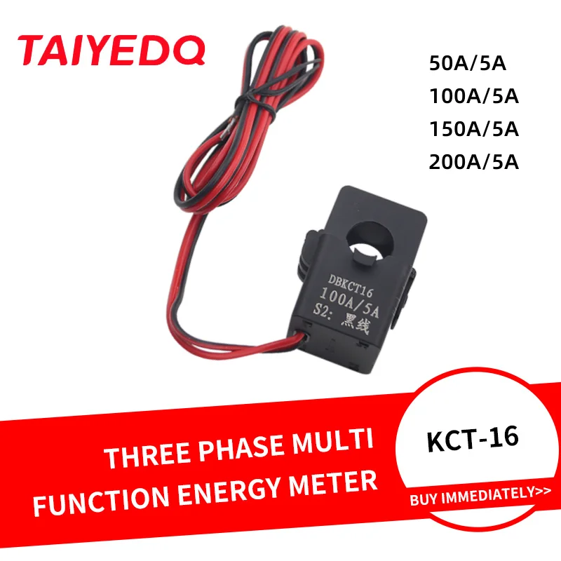 Power Transformer KCT16 Current Transformers Small Open Type 50A 100A 150A 200A Split Core Current Transformer