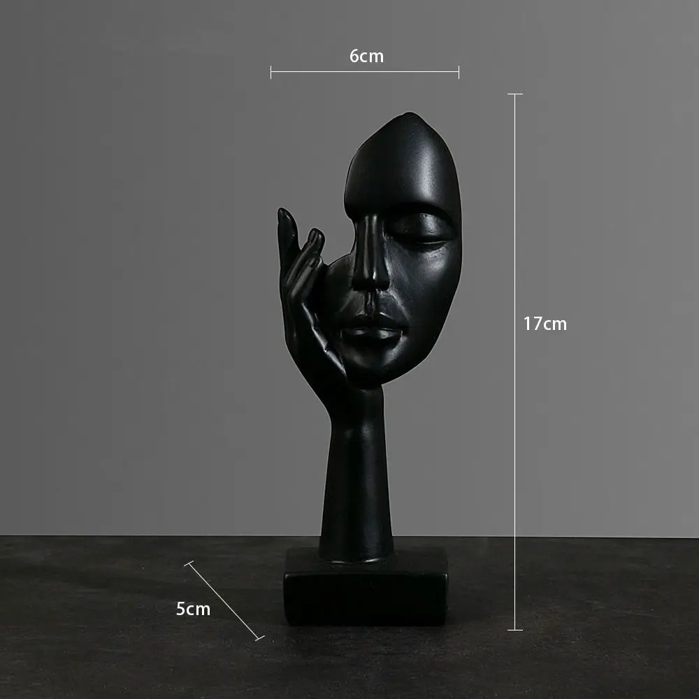 Nordic Abstract Face Statue 5