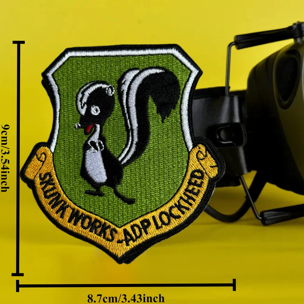 LOCKHEED-MARTIN SKUNK WORKS Embroidery Tactical Patch Funny