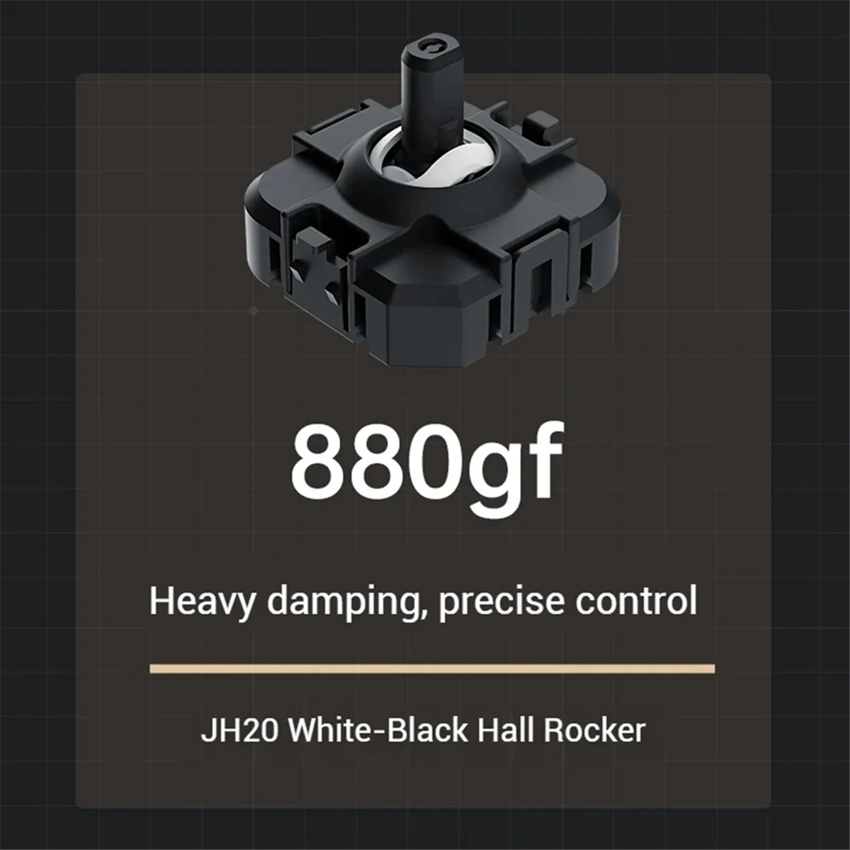 Hot sale Hot Swap Joystick for G6Pro G5Pro V2/ G80 Game Controller JH20 Hall Joystick Black