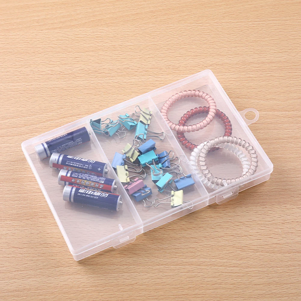 Plastic Jewelry Boxes Transparent Tool Box Craft Organizer Storage Beads Bracelet Jewelry Boxes Rectangle Packaging Case