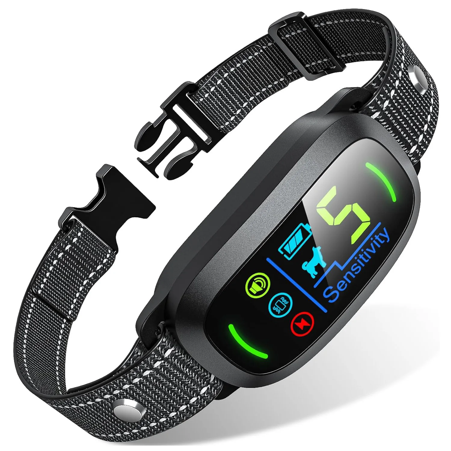 Dog Bark Collar,Rechargeable Smart Collar,Anti Barking Training