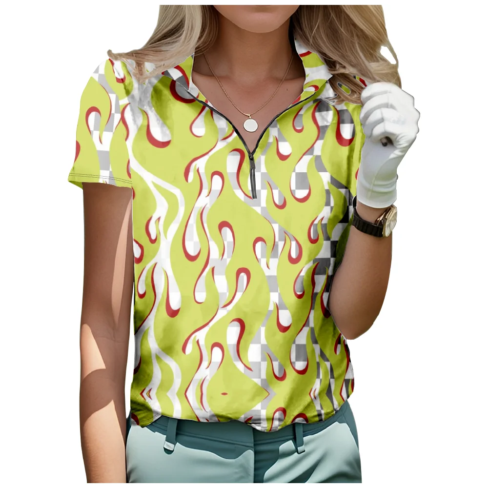 

Women Short Sleeves Polo Golf Mini Dresses Sexy Dress Women Dresses For Women Party 3D Print Summer Halter Evening Dresses