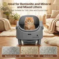 Smart Open Automatic Cat Litter Box 8L Self-Cleaning WiFi App Control Anti-Pinch Odor Removal Electric Pet Toilet 4