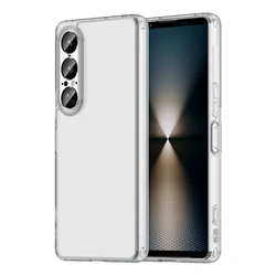 Enhanced Phone Case Cover with TPU Border and Acrylic Backplane - Durable Protective for Sony Xperia 1 VII (Clear)
